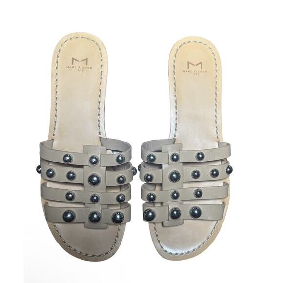 Marc Fisher Women’s Tan Pava Slide Size 8 - Picture 3 of 4